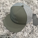始祖鸟（ARC’TERYX）加拿大新款男女同款户外棒球帽/卡车帽合集 Logo Truckere Flat 幽雾绿平檐