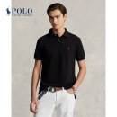 Polo Ralph Lauren 拉夫劳伦男装 经典款修身网眼布短袖网球衫RL13502 001-黑色 M