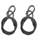 适用于 【】插编钢丝绳套钢丝绳吊具吊索具起重工具镀锌 插编涂油 28 毫米 8米