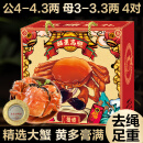 【活蟹】漁家师傅大闸蟹公4-4.3两母3-3.3两4对8只去绳足重鲜活螃蟹现货生鲜中秋礼盒