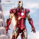 漫威（Marvel）钢铁侠手办发光版MK7玩具模型摆件男孩生日礼物14岁+