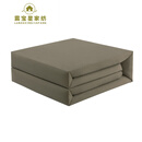 【四折】内务定型军训子帆布成型标兵被子棉军绿被子内务标兵标准豆腐块模型叠被神器 陆-军绿 激光定型帆布被(四折) 【可盖可洗手感硬】