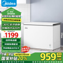 美的（Midea）301升 商用家用卧式大冷冻囤货冰柜 大容量冷藏冷冻转换冷柜 卧式冰箱 BD/BC-301KM(E) 以旧换新