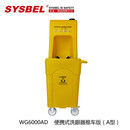 SYSBEL西斯贝尔便携式洗眼器推车WG005工业洗眼器便携洗眼器电伴热洗眼器立式洗眼器不锈钢洗眼器 WG6000AD