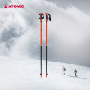 ATOMIC ATOMIC阿托米克滑雪杖5/6星全山形碳/铝质杖杆专业雪地装备雪杆 红色-6星碳杖 AJ5005676 115cm