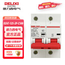 德力西电气 过载空气开关100a 小型断路器  C型开关总闸 DZ47-125-2P-C100