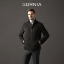 格罗尼雅（GORNIA）男士皮衣质感羊皮绒面革舒适遮风御寒百搭时尚皮衣GLW23373262 灰黑色 L 175B