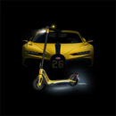 布加迪（BUGATTI）新款10代可折叠通勤轻质 电动滑板车 电动车 触摸屏密码锁 黄色