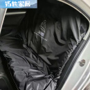 阡囤汽车座椅保护套罩防脏后排保养座套坐垫汽车座椅防尘防水布 黑色牛津布后排1个
