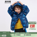 【抑菌安心绒】波司登儿童羽绒服2022年冬季男女童可爱卡通90绒小童外套T20145230 萌趣小恐龙蓝|9K62 120/60