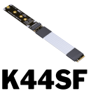 诺安跃 M.2NVMeSSD固态硬盘延长转接线 K44SF 0.8m
