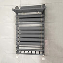 马克斯特小背篓铜铝复合暖气片钢壁挂式超薄卫生间置物架浴室厕所取暖地暖 铜铝星空灰旗舰 中40高度80