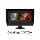 艺卓EIZO CG2700X 4K分辨率 广色域 硬件校准 视频编辑 摄影设计后期印刷 监控图像显示屏 27英寸黑色