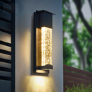 花园别墅（HuaYuanBieShu）户外防水壁灯水晶灯简约现代超亮庭院灯阳台露台别墅入户门墙壁灯 普通款