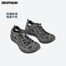 迪卡侬（DECATHLON）登山鞋男户外防滑凉鞋夏季透气耐磨轻便徒步鞋溯溪鞋洞洞鞋 铅灰色-防撞款-NH500 42