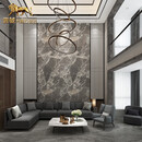 壹號瓷砖 大理石客厅瓷砖750*1500防滑耐磨餐厅 卧室地砖 毕加索灰 灰色 750*1500