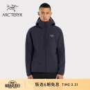 ARC'TERYX始祖鸟 GAMMA MX  保暖 男子 软壳连帽夹克 Black Sapphire/蓝黑色 M