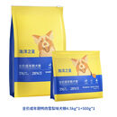 海洋之星狗粮新品鸭肉雪梨味全价无谷犬主粮益生菌冻干肉丝狗粮1斤装 1斤 10斤 (9斤加1斤试吃)