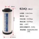 HOS压缩空气精密过滤器滤芯015p空压机油水分离器除水除油024/035 滤芯024-Q级-除尘
