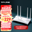 TP-LINK 大道AX3000满血WiFi6千兆无线路由器 5G双频 Mesh 3000M无线速率 支持双宽带接入 XDR3010易展版