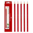 辉柏嘉（Faber-castell）油性彩铅 单色彩铅 绘画工具 标图彩铅 美术课用 12支装 大红色321