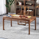 寻古红木家具非洲鸡翅木（学名：非洲崖豆木）书桌实木新中式书画案书法桌学习电脑办公桌写字台S 两件套:168桌+四出头官帽椅