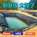 花之然防渗膜鱼塘土工膜黑色加厚塑料布防漏池塘水产养殖蓄水化粪全黑膜 抗老化全新料40S加厚膜（定制） 5米宽 100米长度