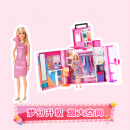 芭比（Barbie）女孩娃娃六一送礼礼盒玩具娃娃玩具 -时尚双层梦幻衣橱HGX57