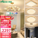 雷士（NVC）客厅灯分子灯北欧星光吊灯创意现代轻奢全屋套餐WHDD80F/G-01