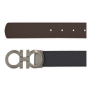 【95成新】菲拉格慕（Ferragamo）黑色牛皮革腰带男士皮带 0464231_C_90（礼物送男友）礼盒装  