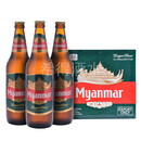Asahi缅甸缅玛啤酒Myanmar 640ml*12大瓶装