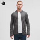 lululemon 丨Surge Warm 男士拉链连帽衫 LM3DH1S 海鸥灰蒸汽灰混色 L