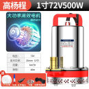 直流潜水泵12V24V48V60V72V家用抽水机电瓶车通用型电动车抽水泵 1寸72V电瓶车用【高扬程】 15米线+不带礼包