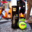 Wilson威尔胜美网比赛训练网球塑罐3粒WRT106200（球面数字随机）