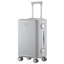 【95成新】米家小米行李箱26英寸铝框拉杆箱箱大容量旅行箱男女密码箱皮箱子银色