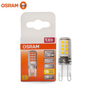 欧司朗(OSRAM)LED灯珠G9插脚插泡LED节能灯泡 替换卤素灯台灯灯珠220V 2.6W/827黄光-替换卤素30W