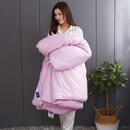 蚕丝被桑蚕丝被子冬天加厚保暖单人双人宿舍被芯春秋被子 蚕丝被粉 200*230CM4斤双人被子