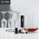 CLITON红酒杯水晶玻璃高脚杯12件酒具套装家用6个葡萄酒杯醒酒器开瓶器