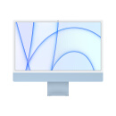 Apple iMac 24英寸 蓝色 4.5K屏 八核M1芯片(7核图形处理器) 16G 256G 一体式电脑主机【定制机】Z14M00046