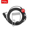 TCL 对讲机耳机 空气导管耳机线耳麦 适配空导款K头