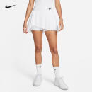 NIKE耐克女子网球服短裙半身裙 夏季运动百褶速干裙 配打底裤防走光 白色 DR6850-100 M 160/66A