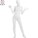 紫矜芙全包紧身衣zentai莱卡连体衣舞台演出服成人隐形人cosplay服