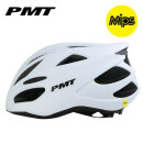 PMT MIPS亚洲版防撞骑行头盔自行车气动安全帽公路车山地车男女装备 【MIPS】白色 L码(适合头围57-61CM)