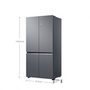 【尾货机】小米（MI）冰箱550L尊享版十字对开门冰箱家用大容量双开门除菌净味米家 550尊享版