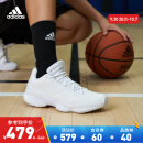 adidas阿迪达斯官方Pro Bounce 2018 Low男子团队款实战篮球鞋FW0903 白色 42.5(265mm)