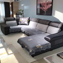 四季通用全防滑u型沙发垫全套贵妃左右不分方向通用沙发垫靠背巾 暖阳棉 太阳花 三件套【坐垫】