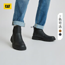 卡特（CAT）新品男士户外休闲工装高帮鞋切尔西靴商场同款 黑色 43