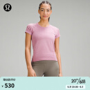 lululemon丨Swiftly Tech 女士运动短袖 T 恤 2.0 *Race LW3DZBS 粉红牡丹/丝绒粉 4