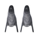 威带夫潜水（V.DIVE Vertical） 台湾vdive专业自由潜水长脚蹼全透明板子脚蹼渔猎两用 VRF09 黑脚套 尺码需留言 42/44