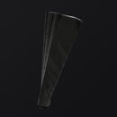 单面透明单面磨砂防水diy单支玫瑰包装花束单支鲜花包装袋 【黑色磨砂】50张/包送两米丝带